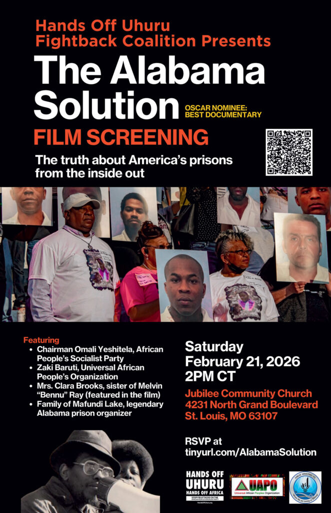 Film Showing: The Alabama Solution